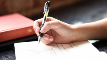 Met de hand schrijven