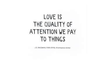 quote love is attention