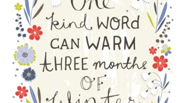 Flora Waycott One Kind Word Quote