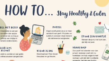 Flow Magazine poster - How to stay healthy and calm