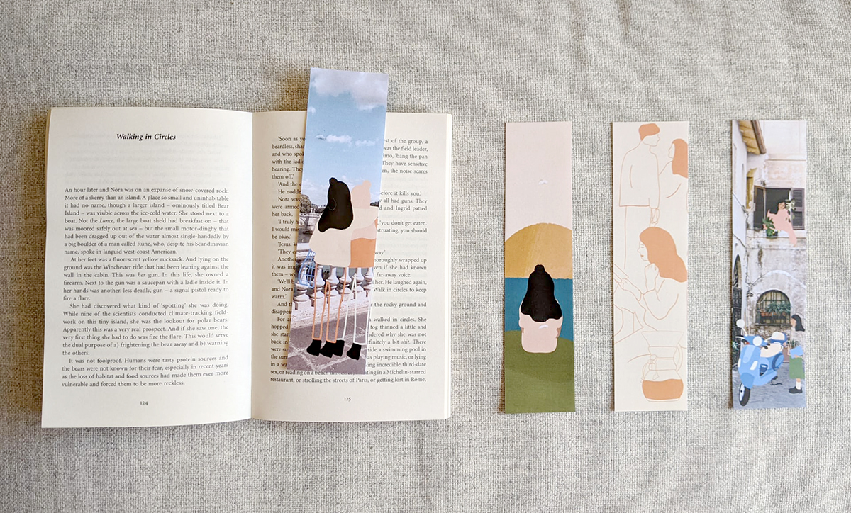 Boekenlegger - Tintoretto Gesso papier - Ontwerpstudio Zuiver