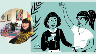 Illustratoren Paper Book Party Lovers Ruby Taylor