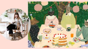 Illustratoren Paper Book Party Lovers Rachel Hillis