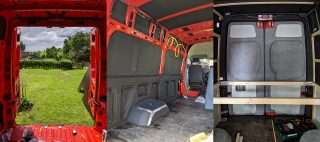 ilse bouwt een camper 7 - isoleren vilten