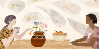 praatje met vreemden