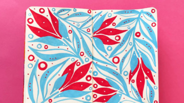 bloemenpatronen tekenen