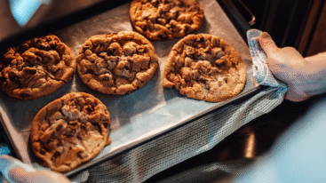 versgebakken koekjes