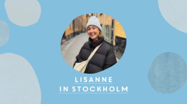 Lisanne over daglicht in Zweden