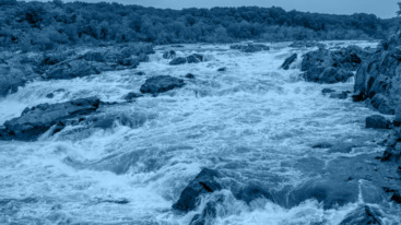 View of the Great Falls of the Potomac River from the Great
