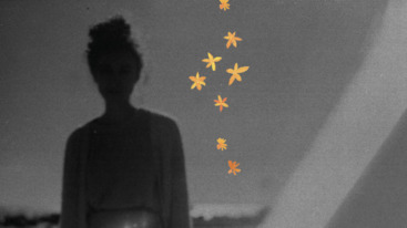 schaduw van een vrouw