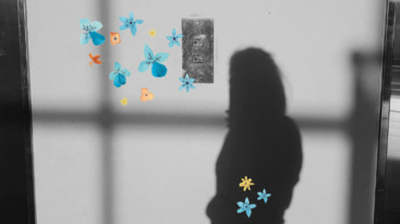 foto van schaduw van vrouw