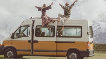 Laura en Aaron camper