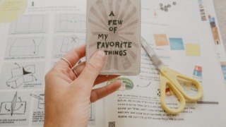 zelf zine vouwen