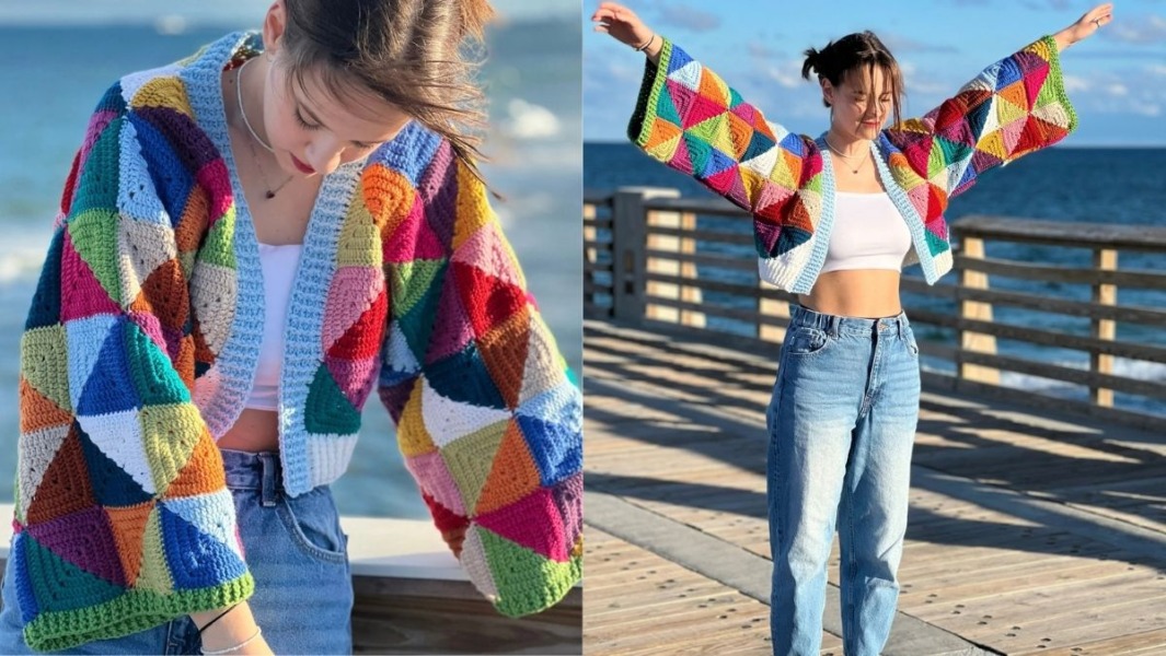 granny square vest haakpatroon