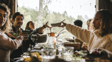 samen eten met vreemden