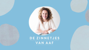 Aaf over dingen afmaken