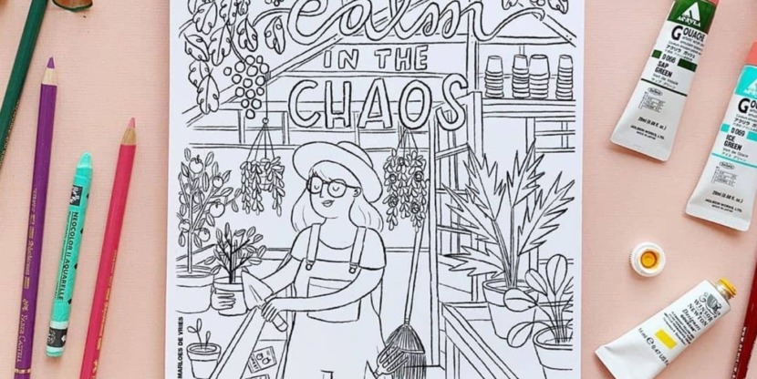 kleurplaat volwassenen marloes de vries