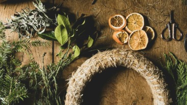 Een voorbeeld van je eigen kerstversiering maken