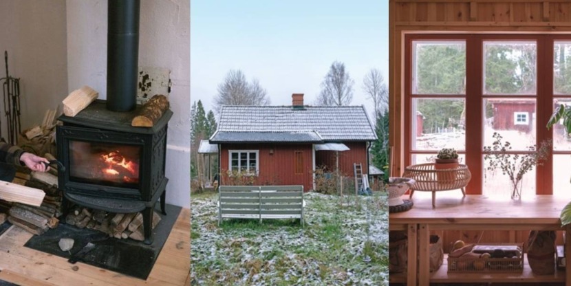 Rosie's boshuisje in Zweden