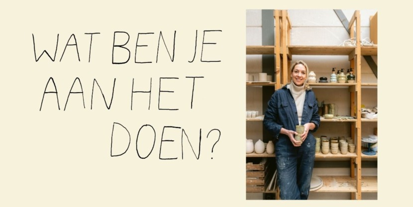 met je handen werken