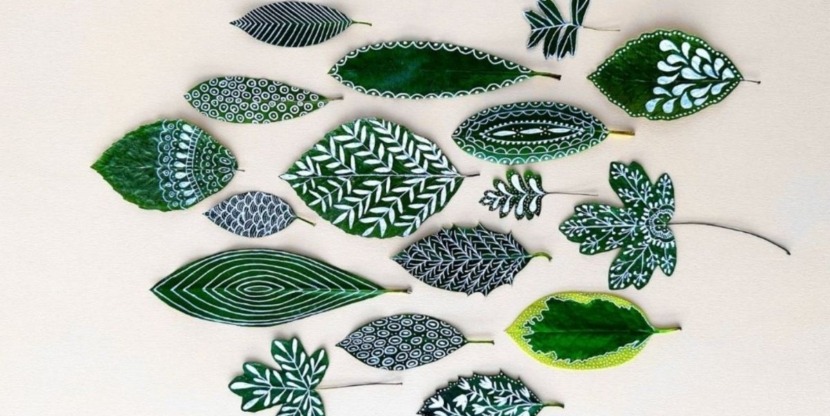 herfstbladeren, herfstdecoratie