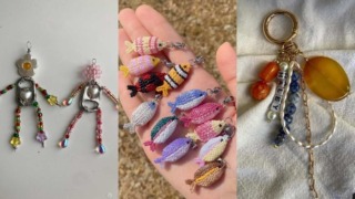 hoe je van kralen een sleutelhanger of bag chain kunt maken