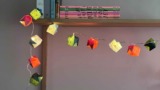 DIY Origami lichtjesslinger maken doe je zo.