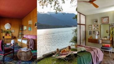 Het jaren zestig interieur van Hilary Belle Walker.