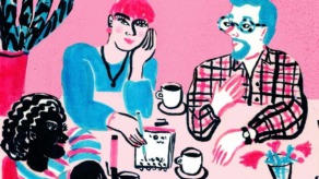 Aan tafel als iemand met misofonie.