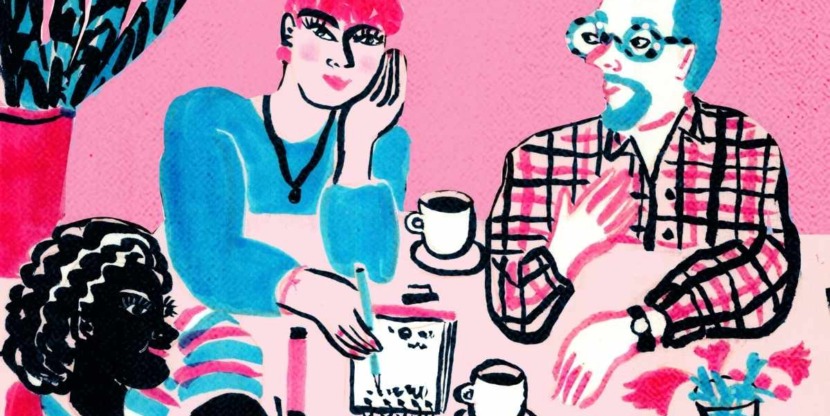 Aan tafel als iemand met misofonie.