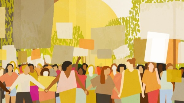 Mensen protesteren als vorm van activisme