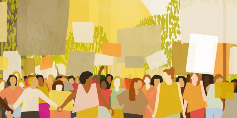 Mensen protesteren als vorm van activisme