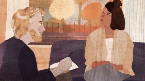 Vrouw in therapie voor fawning