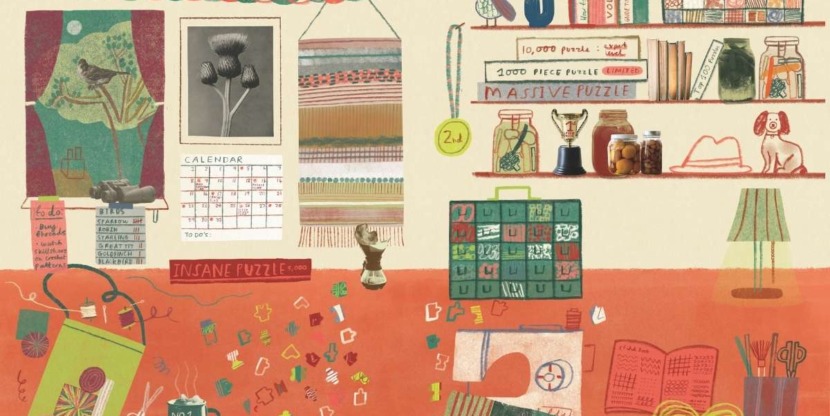 granny hobbies, zoals puzzelen, naaien en vogels kijken