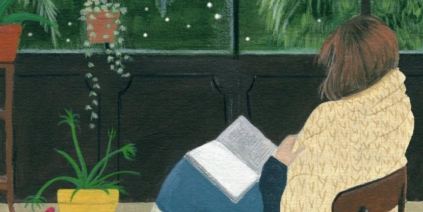 rust de relaxte vrouw