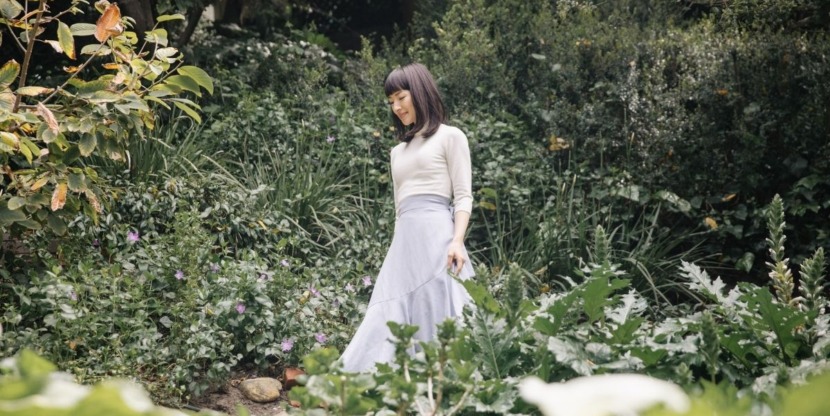 opruimexpert marie kondo in japanse tuin