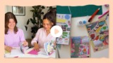 vision board vakantie, crafting with flow