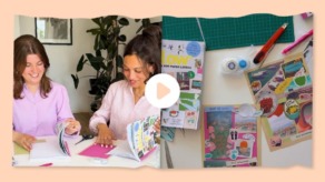 vision board vakantie, crafting with flow